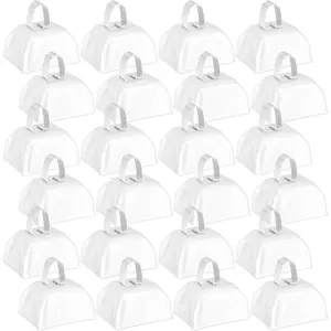 Metal Cowbell with Handle Cow Bells Noise Makers for Sporting Events Small Loud Noisemaker Cow Bell for Wedding Cheering Football Games,