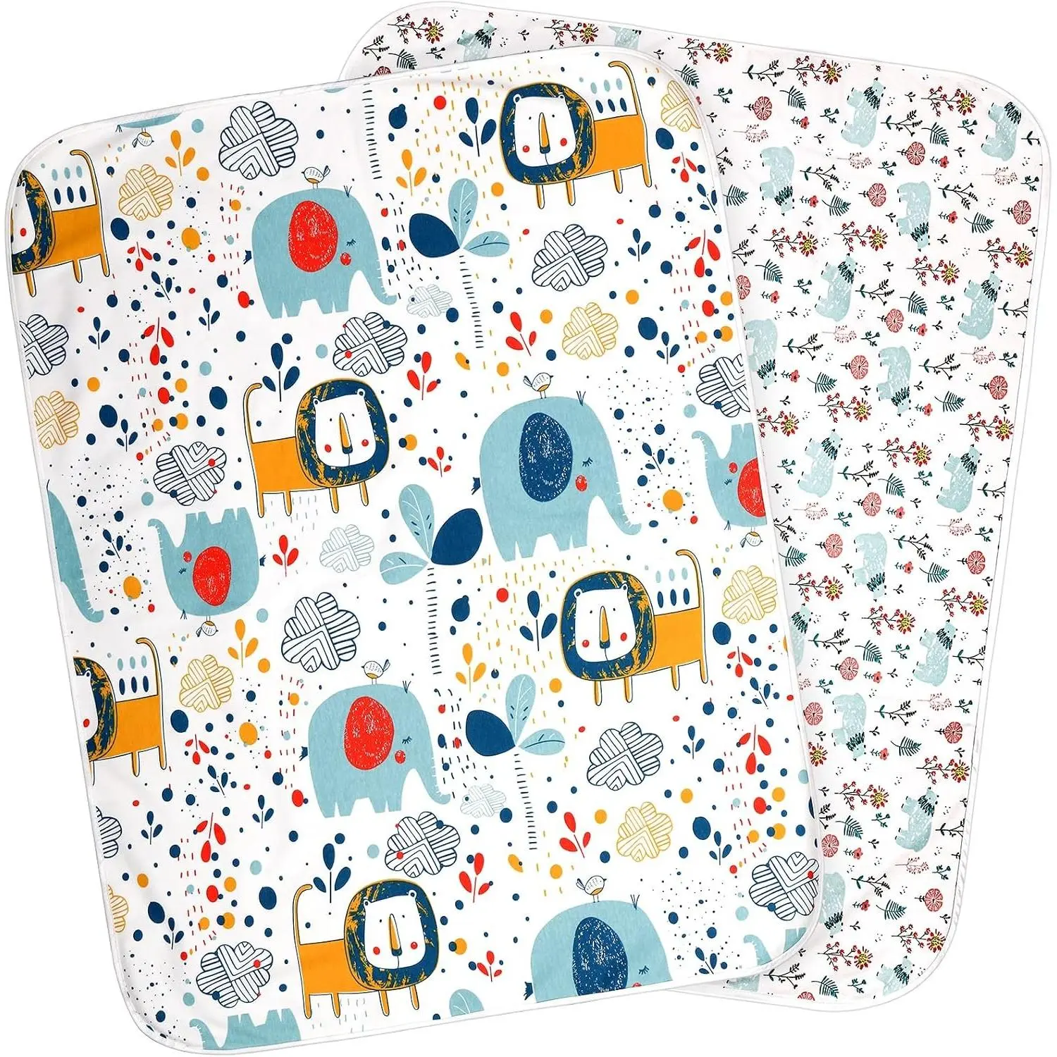 2 Pack 31"x40" Large Washable Waterproof Bed Pads - Reusable Incontinence Mattress Protector Underpads for Kids, Adults & Pets(Gift)