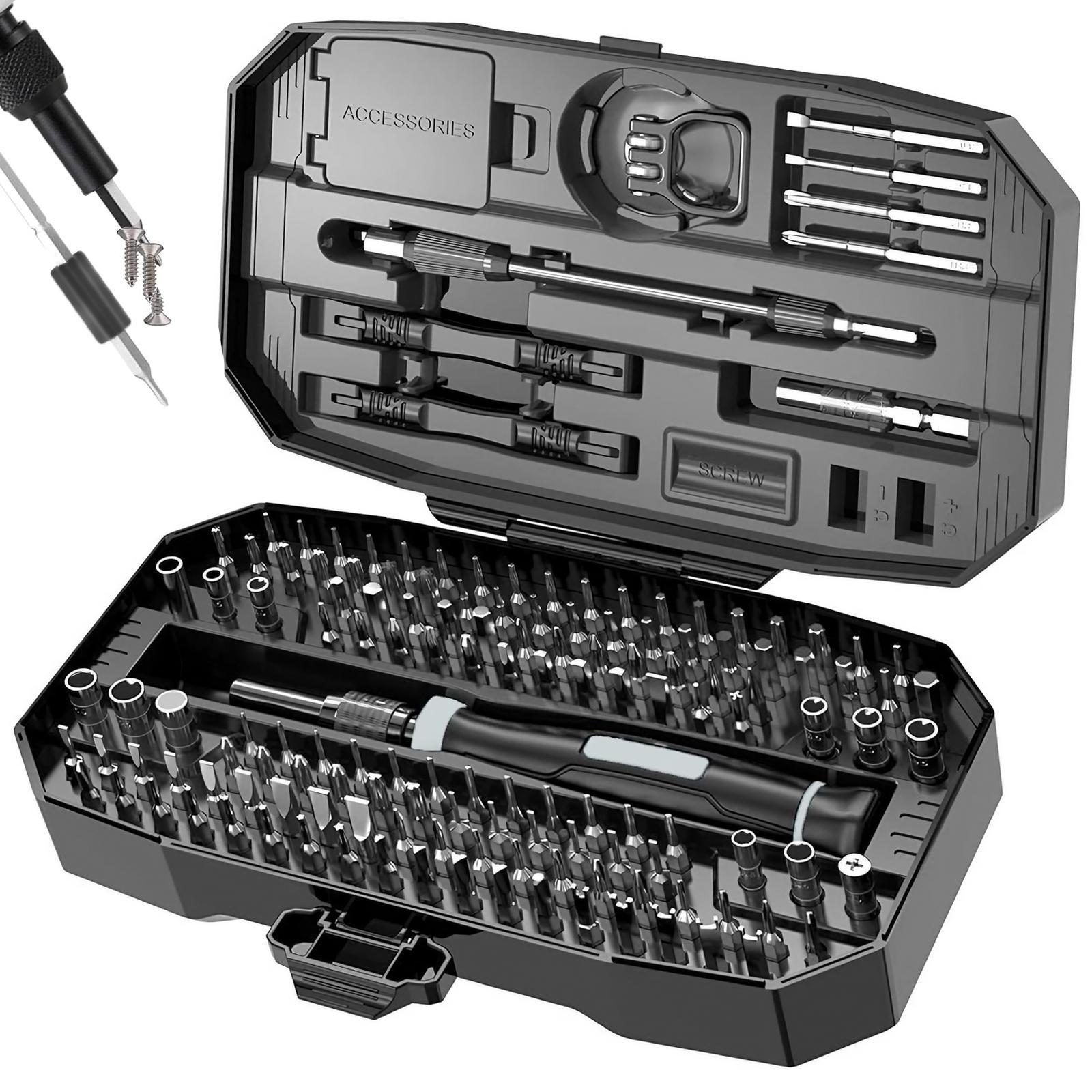 152 in 1 Precision Screwdriver Set, Computer Screwdriver Repair Kit, Professional Screwdriver Repair Kit for Laptop, Switch, Remote Control Car, Toy, DIY, Tool Box