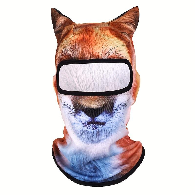 Outdoor sunscreen mask sports cycling face protection neck dust protection animal pattern funny mask