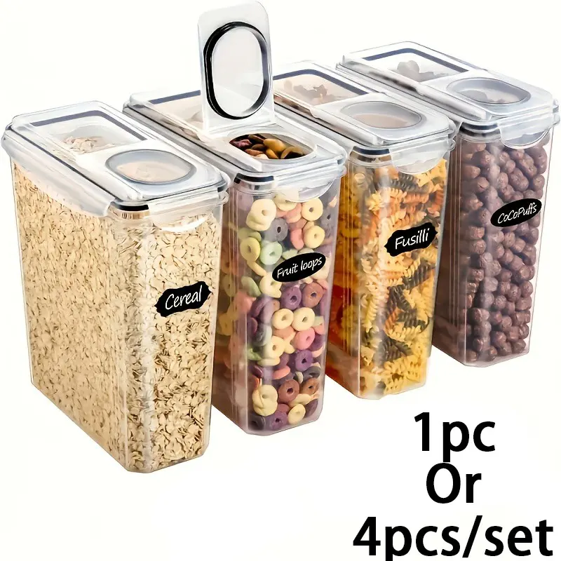 Sealed Moisture-Proof Food Storage Box, Extra Large Capacity, Non-Lead Crystal Glass, Ideal for Organizing and Storing Foods