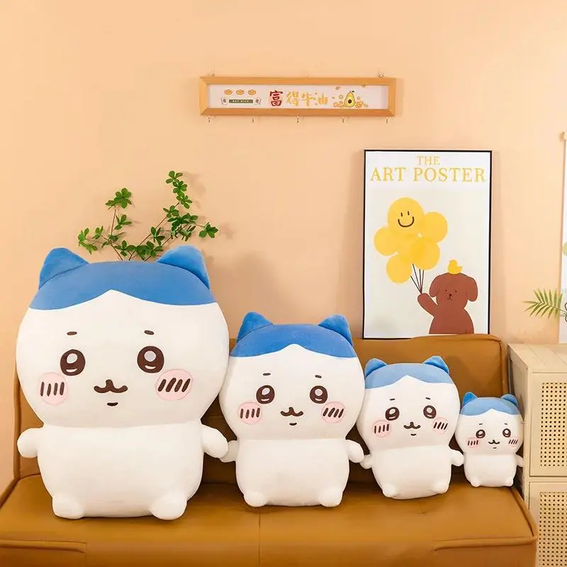 New Large Size 60cm Usachi Chiikawa Doll Kawaii Plush Toy Peripheral Self-deprecating Bear Hachiware Pillow Cushion Gift