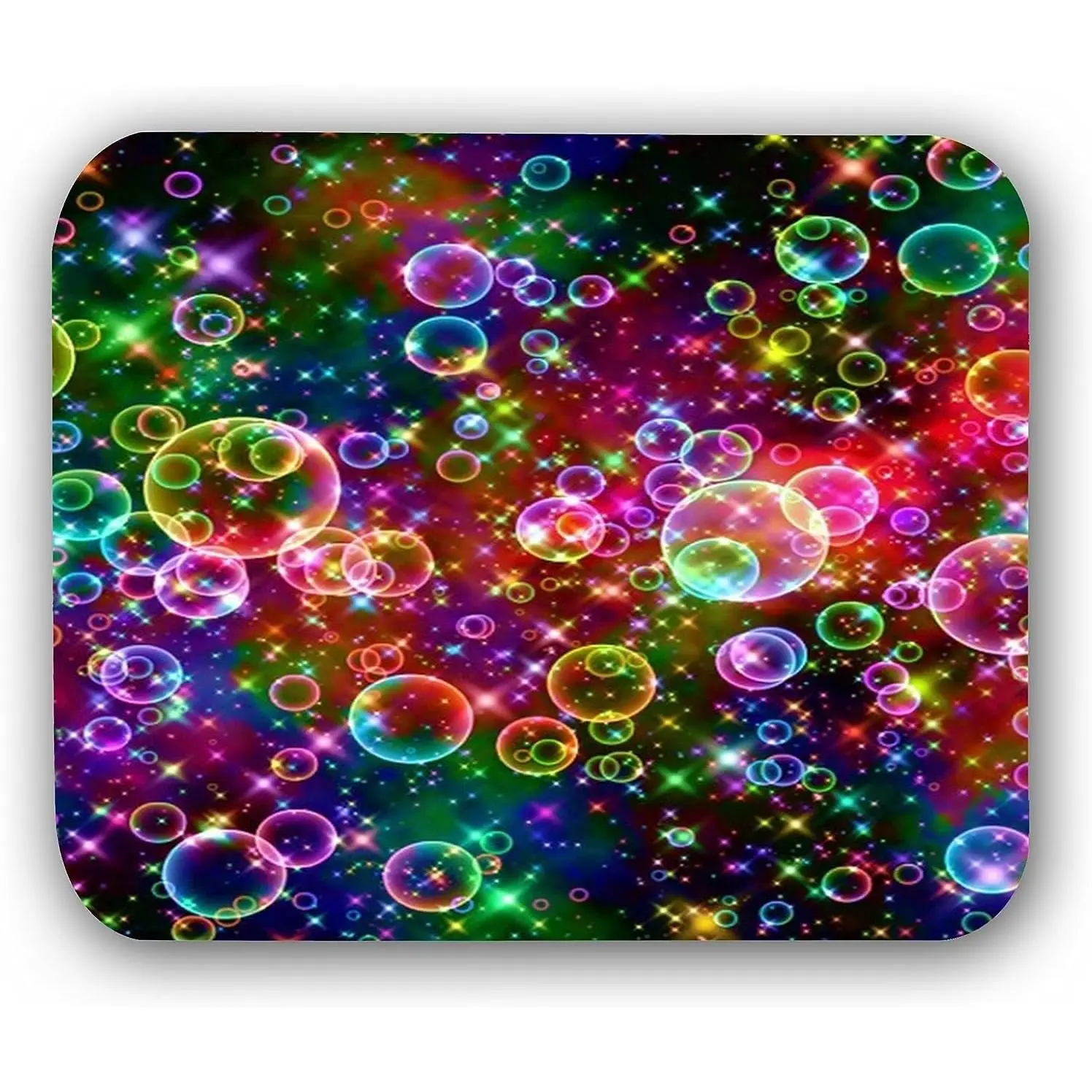 Colorful Bubbles Anti-Slip Neoprene  Mat - Desktop & Laptop Gaming  Pad