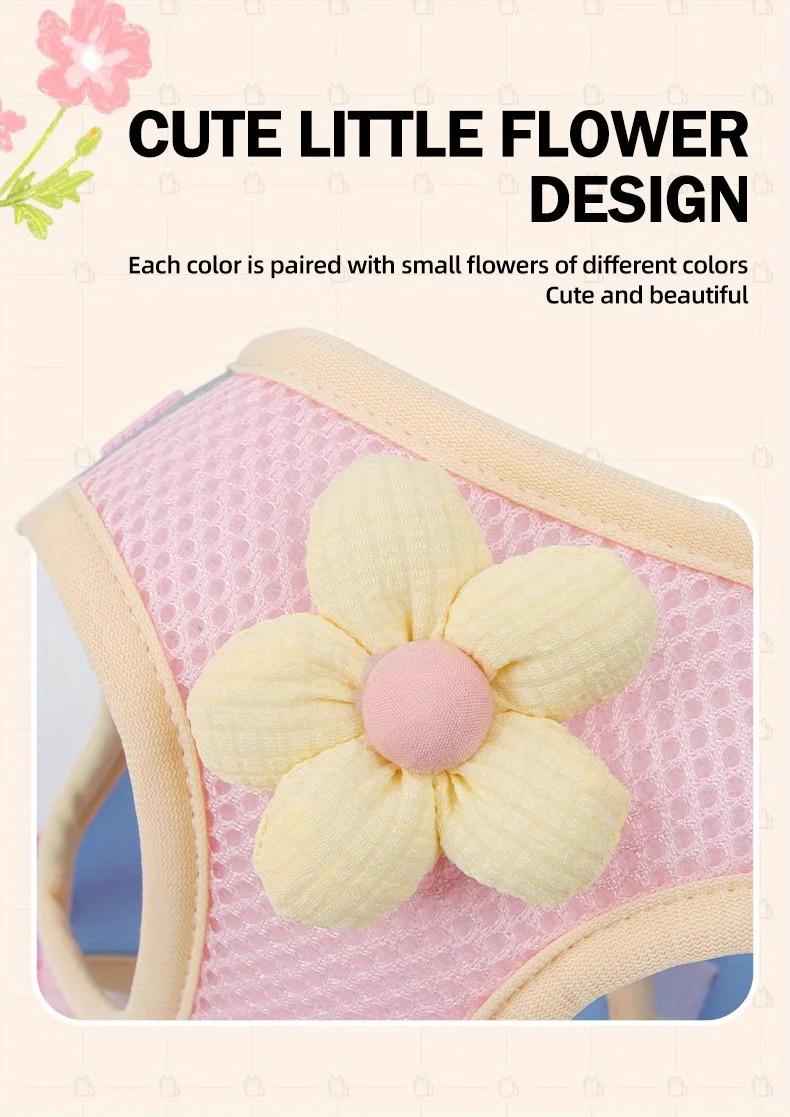 Cat Dog Harness and Leash Breathable Mesh Pet Chest Straps for Cats Puppy Walking Lead Ragdoll Chihuahua Vest Harness Bulldog