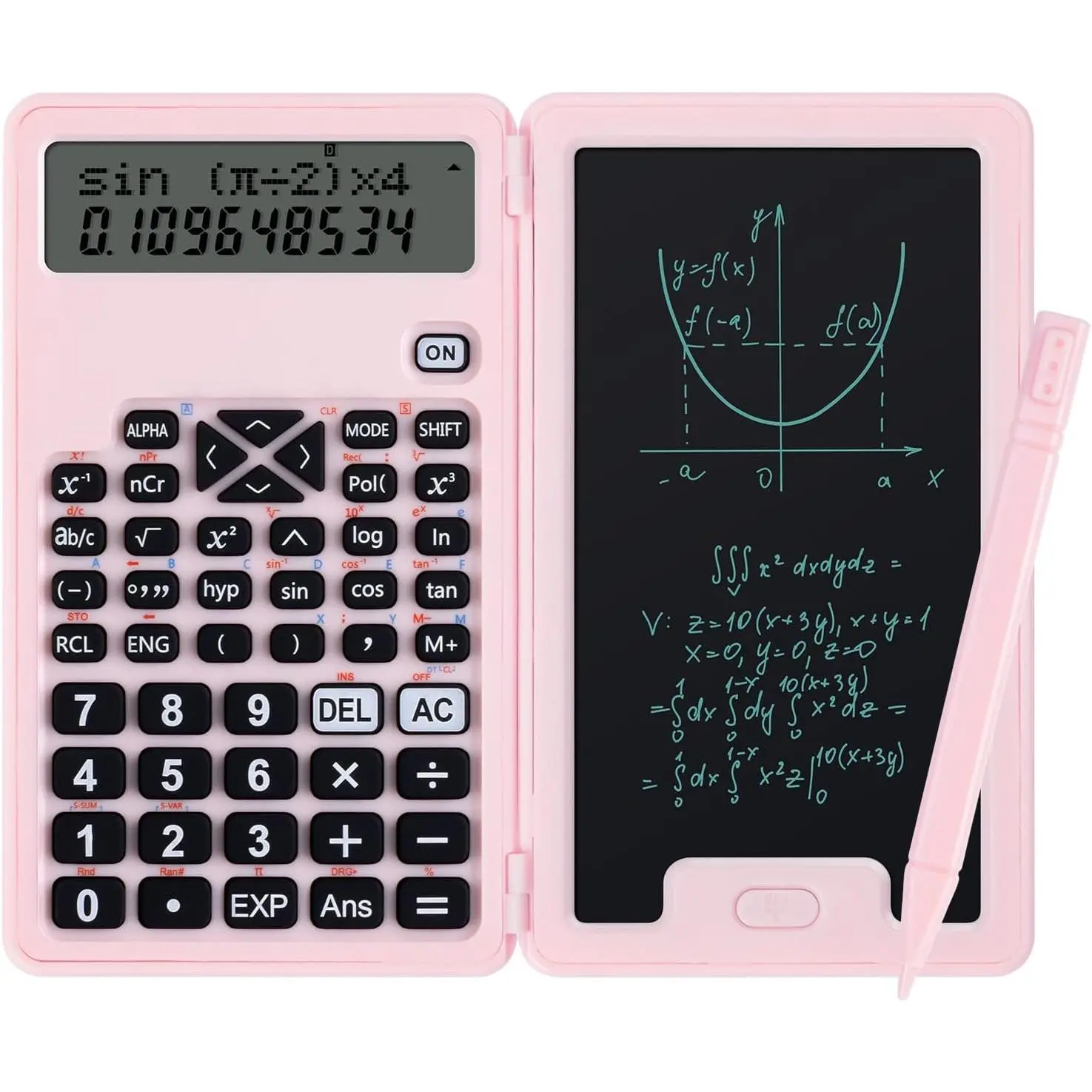 Scientific Calculators for Students, Cute Calculator with Notepad |  Small Desk Portable Calculator for College, 240 Computing Functions, Ideal for Middle High School Students and Teachers