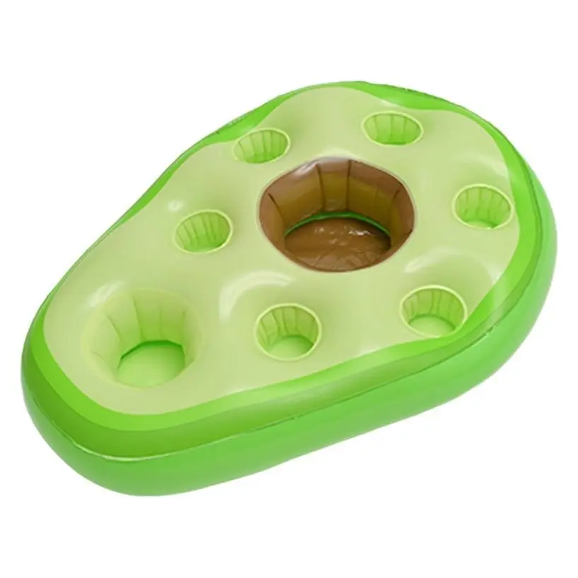 Cross-Border Summer Ice Bucket, Avocado Pineapple Coconut Cup Holder, Inflatable Float, Water Sports Plant Float, Outdoor Fun Accessory, Pool Floaties