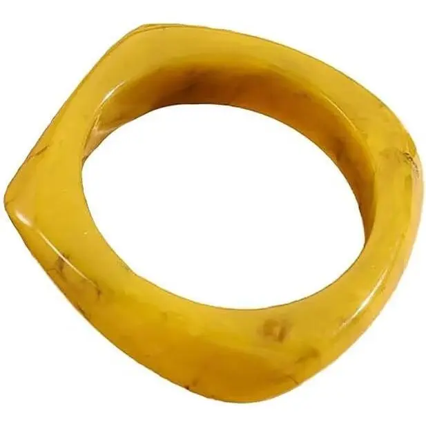Women's Lead-Free Plastic Bangles, Colorful Chunky Irregular Cuff Wristbands, Geometric Punk Statement Bracelets for All Seasons Female Wear, Geometric Shape, Long-Lasting Safe, Party Ready, Wide Bangle, Fashionable Chunky Bangles, 2.6 Inches