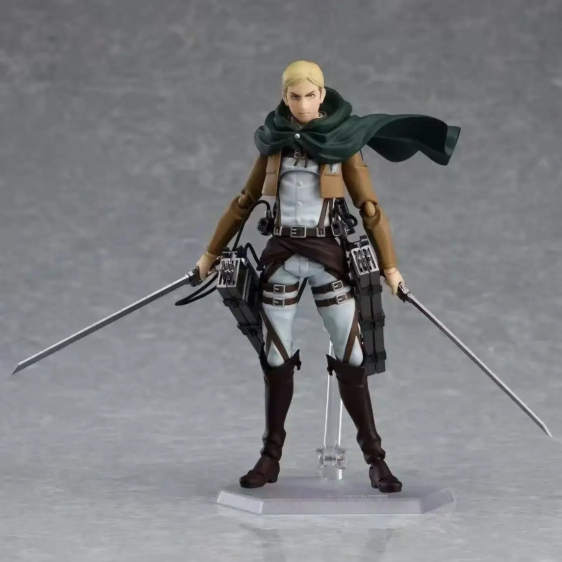Figma 446 Attack On Titan Erwin Smith In Stock Anime Action Figure Collectible Model Toy For Fans Desktop Decoration