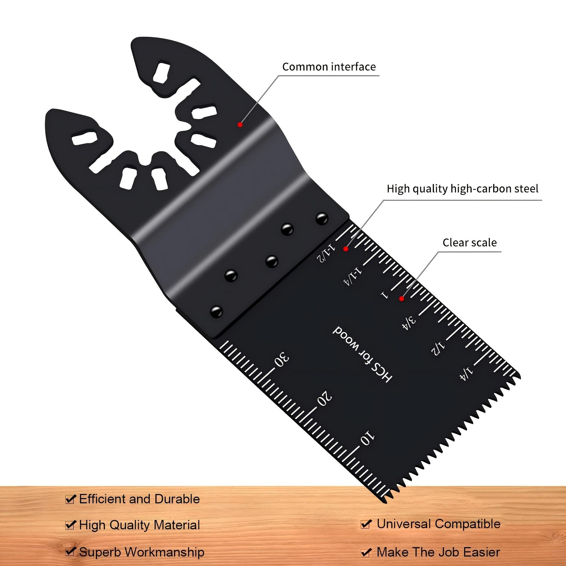 Universal Saw Blade, Multiple Sizes, Professional Blades for Oscillating Tool, Power Tool Accessories for Woodworking, Metalworking, Plastic Working