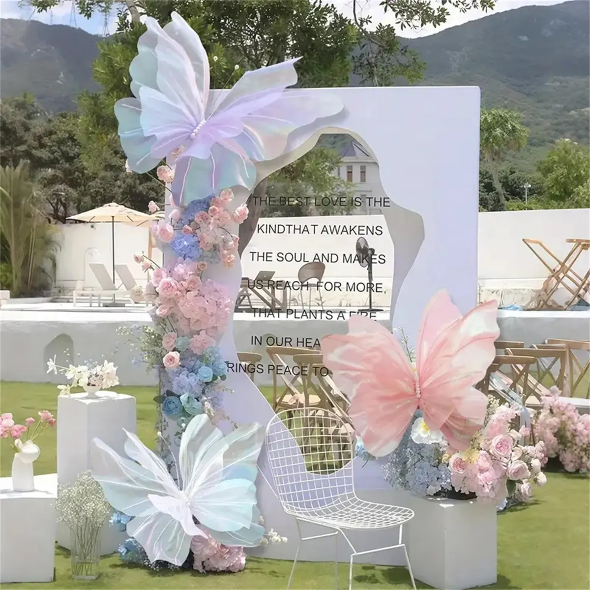Butterfly Design 3D Wall Decoration, Lightweight Artificial Butterfly for Civil Wedding & Baby Shower & Birthday Party, DIY Party Decoration Supplies, Gifts