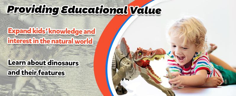 - Remote Control Dinosaur Robot - Realistic Walking, Roaring, and Spraying Spinosaurus Toys - Light up and Shaking Head and Tail Robot Dinosaur for Kids Ages 3+