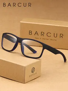 BARCUR Ultra Light Anti Blue Light Glasses, Anti Slip Nose Support, Daily Computer, Office Games Reduce Harmful Blue Light