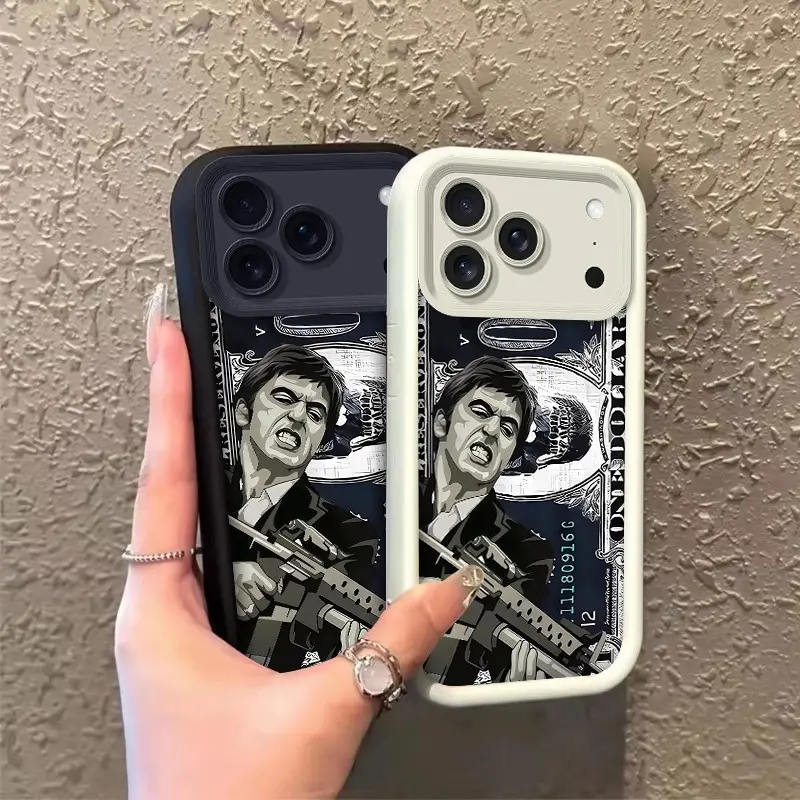 Phone case for iphone 17PROMAX 17PRO TPU Enhanced Peotection Shockproof phone case with a gun Drop-Resistant Protection Celestial Eye Layered Phone Case ROOJTMUT1