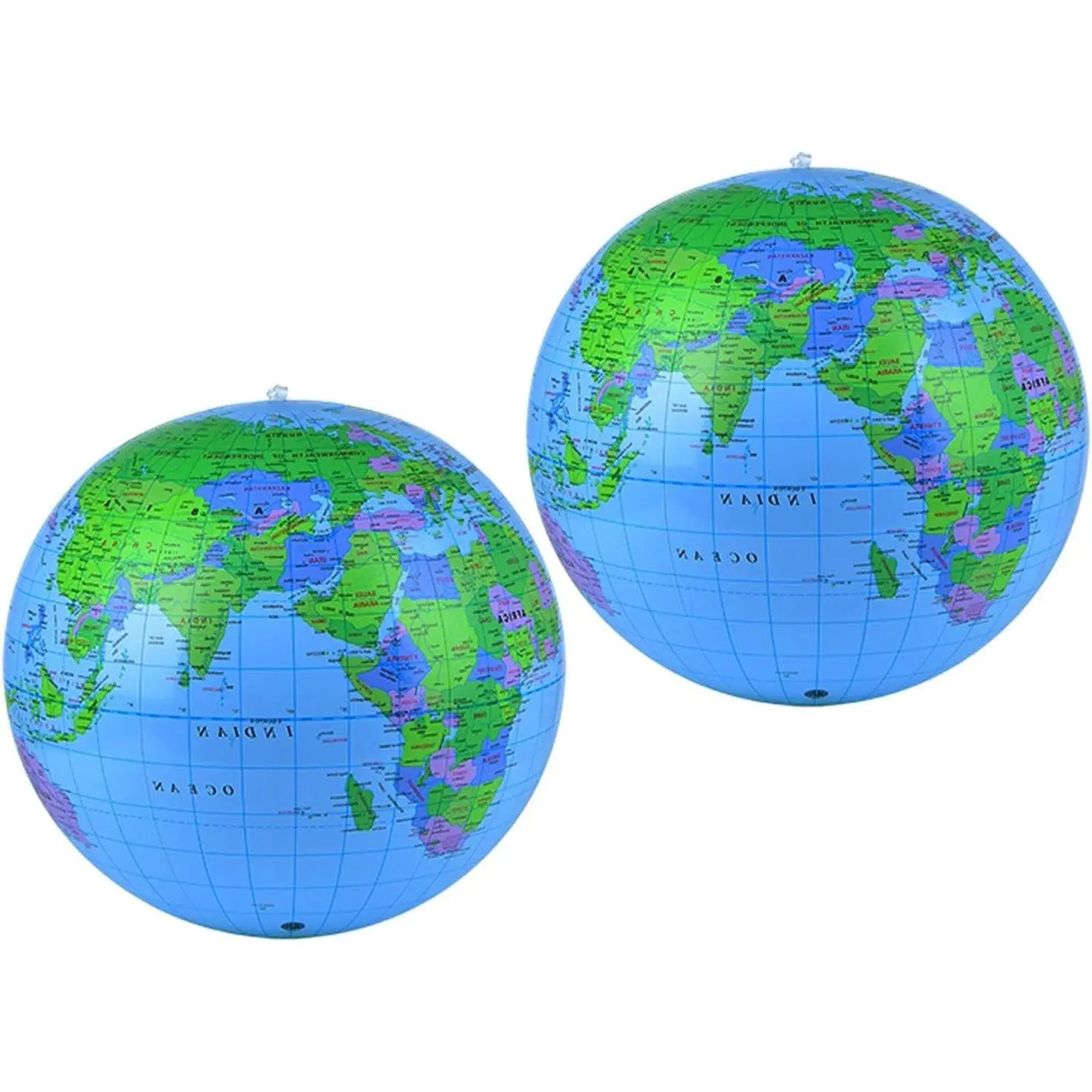 Inflatable Globe PVC World Globe Inflatable Earth Beach Ball for Beach Playing or TeachingGift