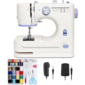 Sewing Machine for Beginners with 12 -in Stitches Small Sewing Machines with Accessory Kit, Mini Sewing Machine 2 Speed(High-Low Speeds)