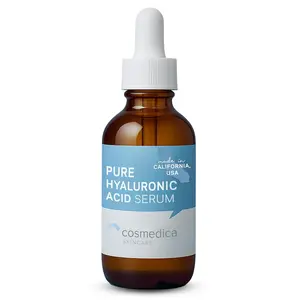 Hyaluronic Acid Serum for Skin 100% Pure, Anti Aging Intense Hydration Moisturizing, Non-Greasy Paraben Free Wrinkle Reducing Brightening Pro Formula, 2oz