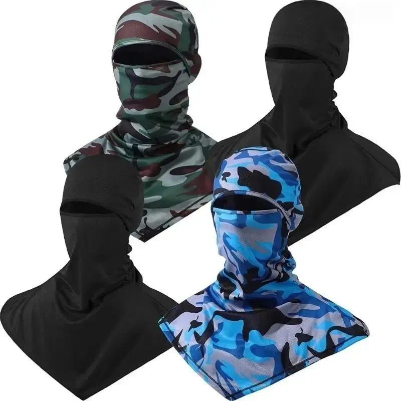 Adults Balaclava Neck Gaiter Face Mask, UV‑Protection Windproof Dustproof Wrinkle‑Resistant Bandana Headwear, Multi‑Functional Athletic Head Cover for Fishing, Hiking & Outdoor Activities