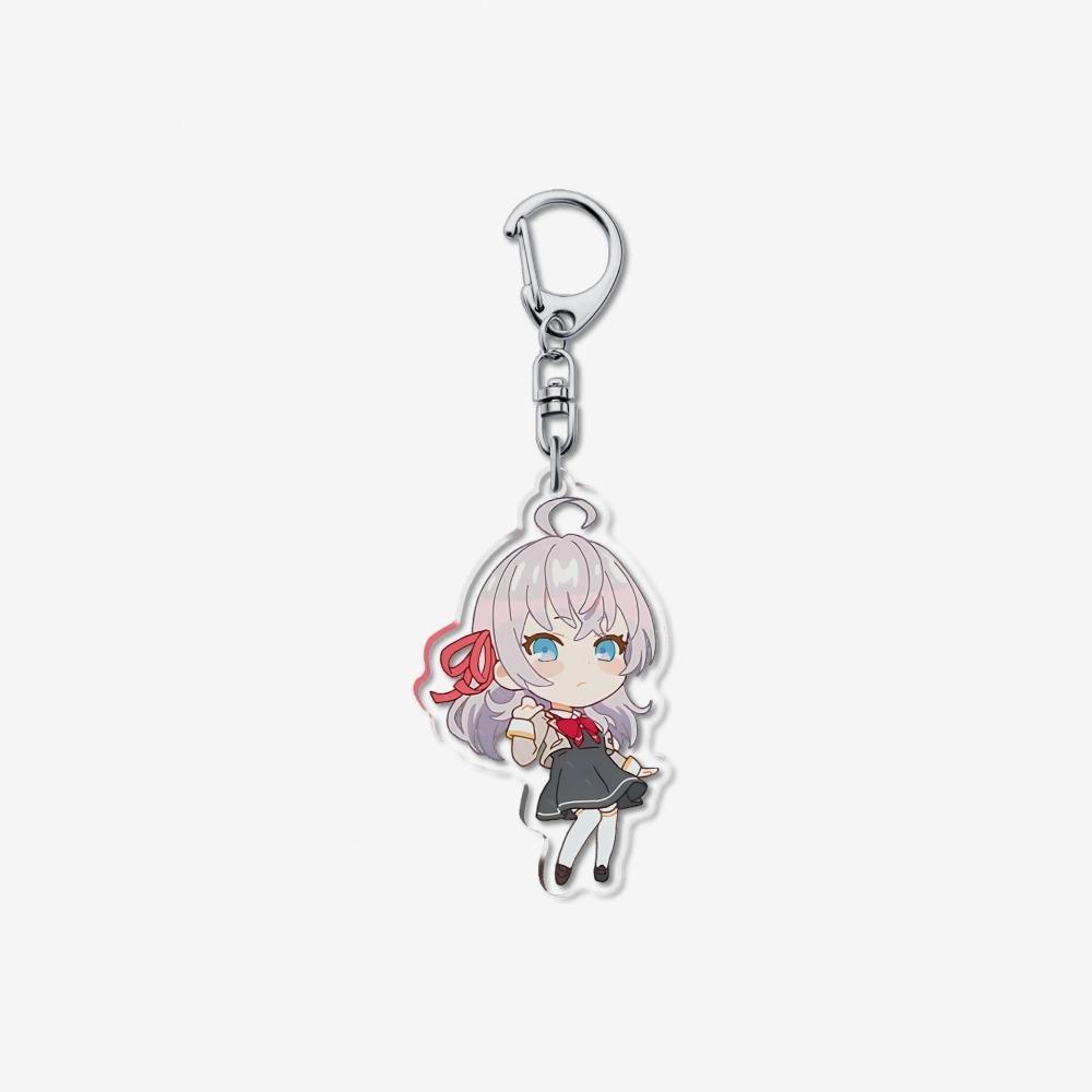 Anime Alya Sometimes Hides Her Feelings in Russian Acrylic Keychain Pendant Cartoon Masachika Alisa Keyring Decor Accessories