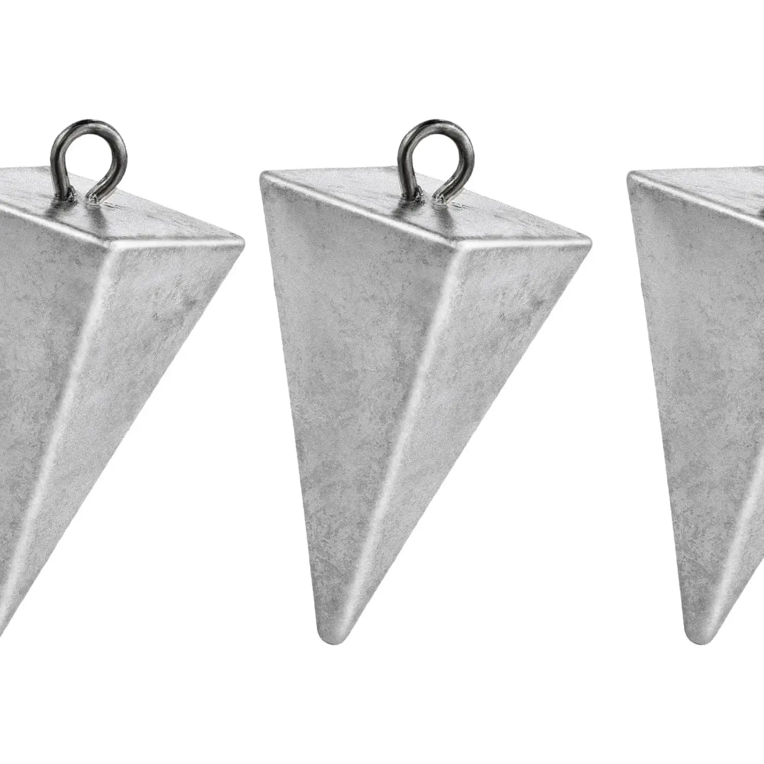 Pyramid Sinkers Lead Triangle Weights Saltwater Fishing Weights