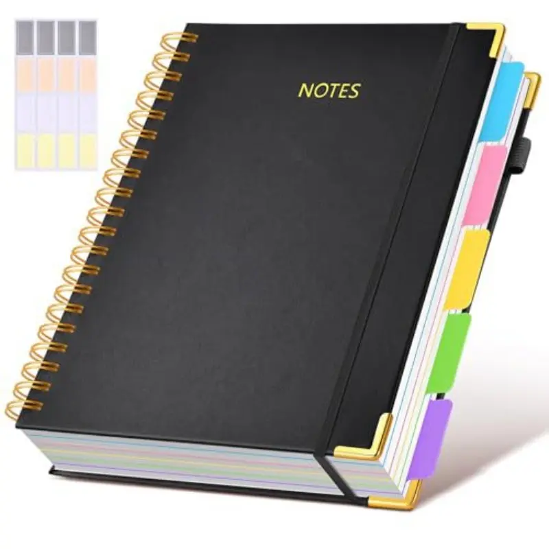 Exquisite spiral notebooks suitable for both business and campus use, themed journaling planners, ideal for organized record-keeping and note-taking, solidly crafted for long-lasting durability, Durable Notebook