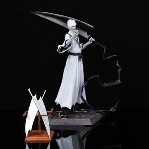 33cm BLEACH Thousand-Year Blood War Kurosaki Ichigo Zangetsu Anime Action Figure Toys Doll Collection Christmas Gift No Box
