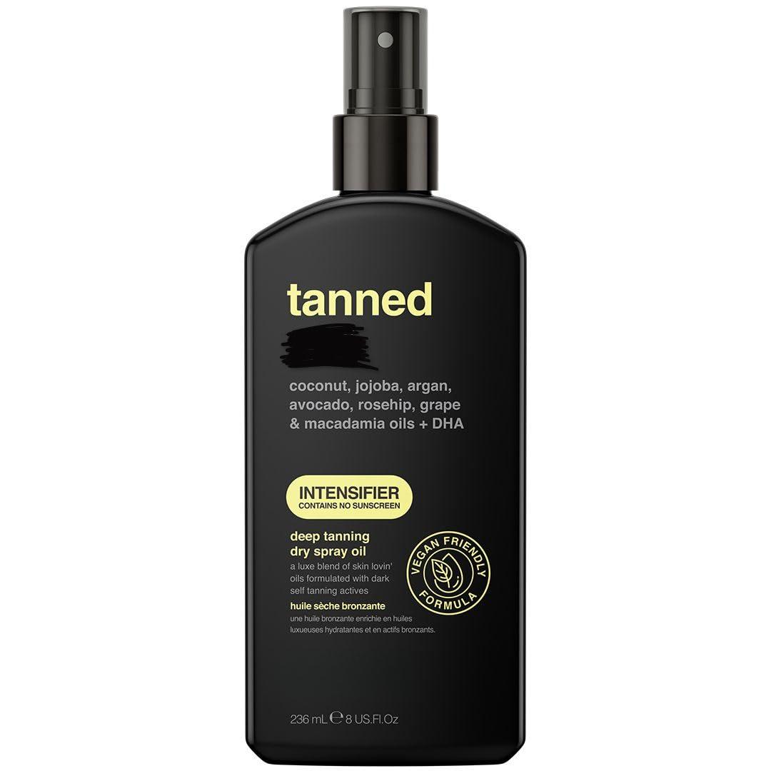 Tanning Oil| Get Tanned Intensifier Dry Spray - Fast Dark Outdoor Tanner from Tan Accelerating Actives, 8 Fl Oz - Moisturizing Oils, No SPF, Vegan Moisturizer Body Care tanning product Bronze Nourishing Radiant Tinted Tanning Oil| Get Tanned Intensifier Dry Spray - Fast Dark Outdoor Tanner from Tan Accelerating Actives, 8 Fl Oz - Moisturizing Oils, No SPF, Vegan Moisturizer Body Care tanning product Bronze Nourishing Radiant Tinted