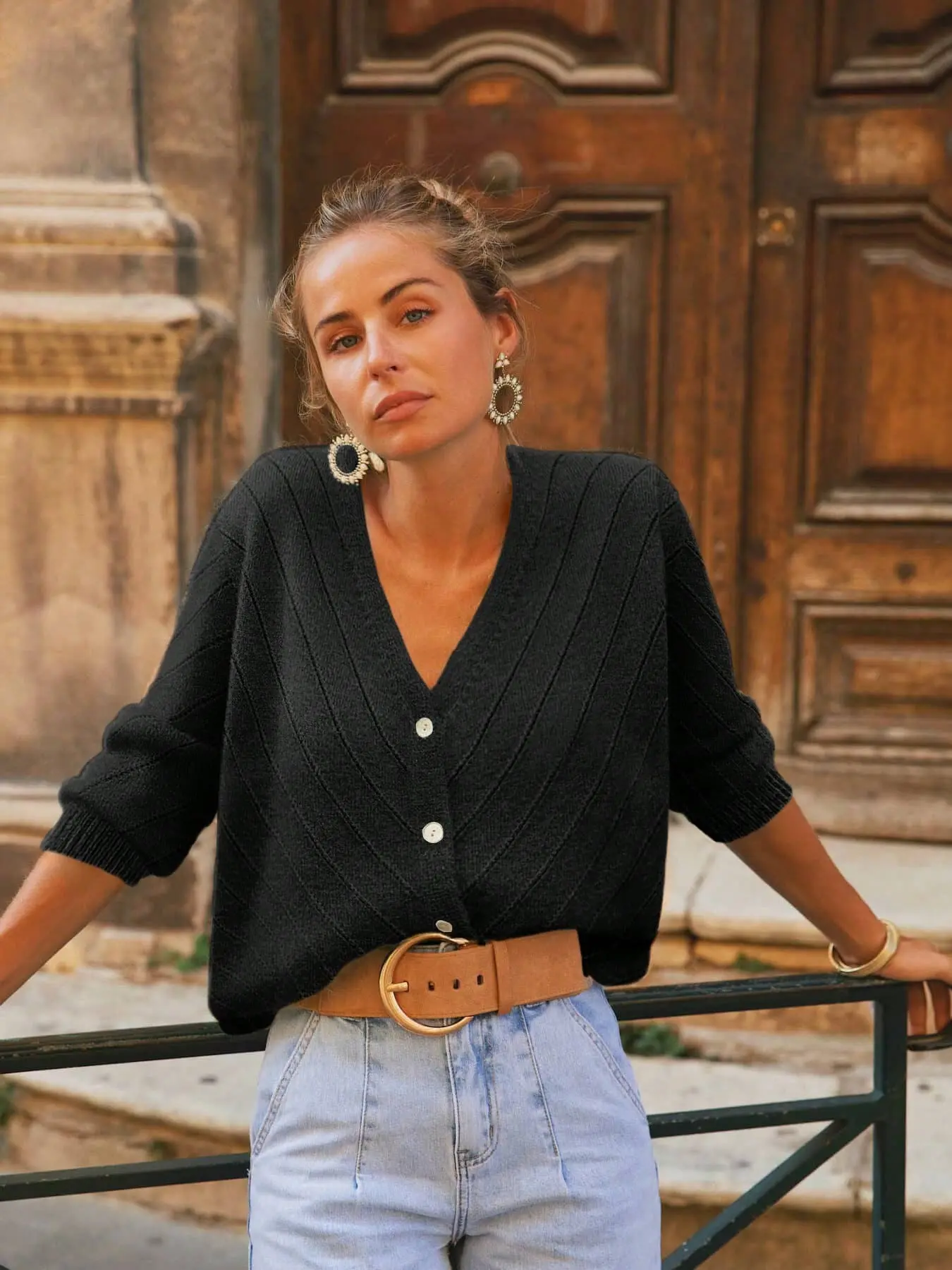 Cropped Cardigan Sweaters for Women Fall Fashion Clothes 2026 | Lightweight Knit Button-Down, Y2K Open-Front Layering Piece for Fall, Spring & Office Wear