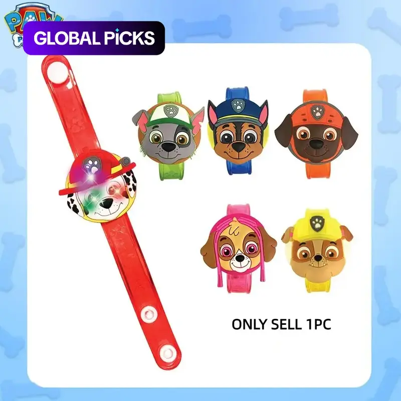 Paw Patrol Official Glow Wristband, Officially Licensed, 3 Light Modes, Perfect for Parties, Outdoors, Holidays, Ideal Collectible Gift for Kids & Fans #GLOBAL PICKS