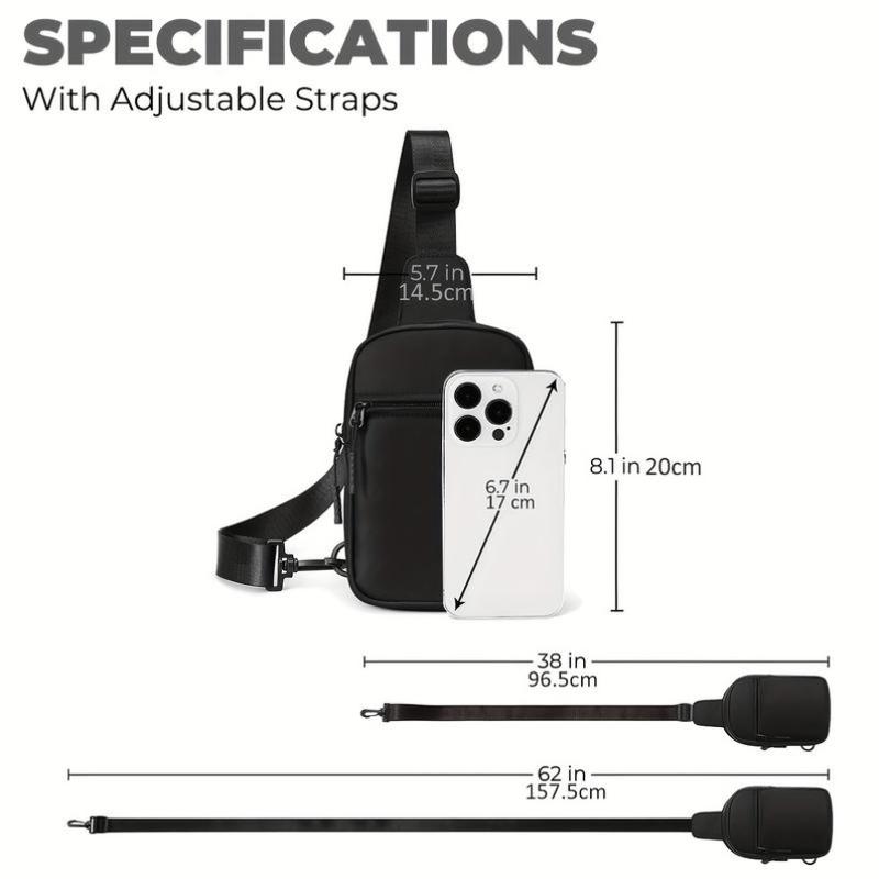 2026 Viral Mini Crossbody Waist Bag | Lightweight Nylon, Adjustable Strap for Everyday Use