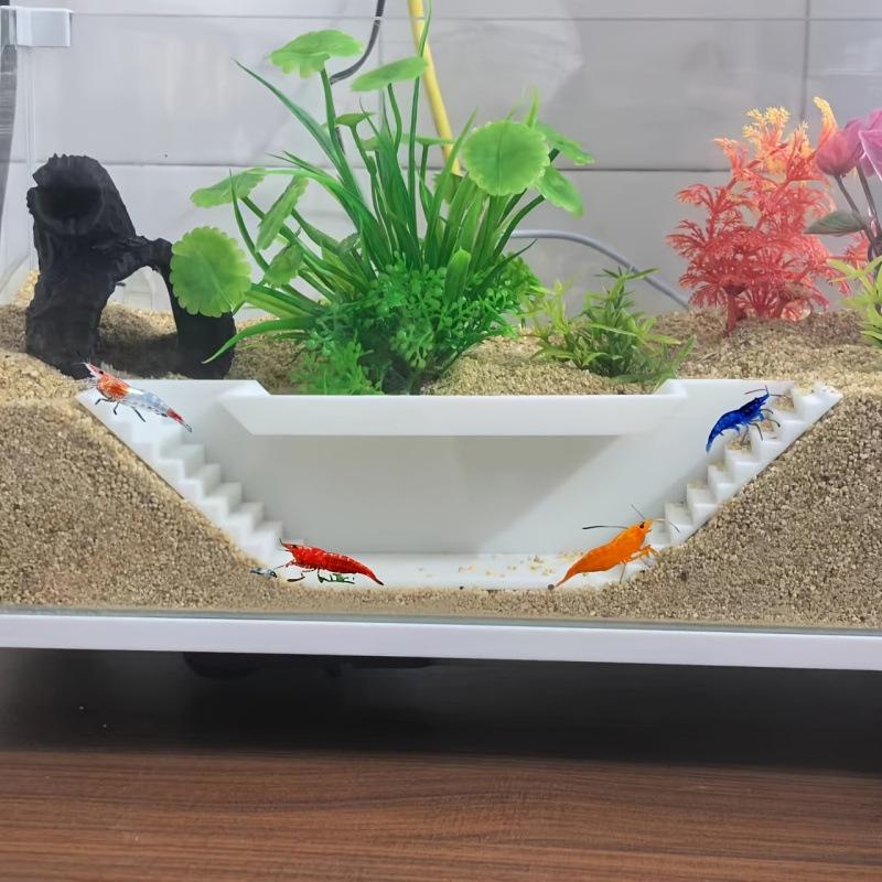 Aquarium Underground Two Hole Corner Cave Viewing Fish & Shrimp Tunnel Undergravel Hide Decor for Corydora Catfish Kuhli Loach Pleco Betta Fish Qita11