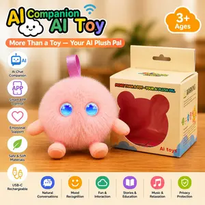 Ai Smart Plush Companion Doll, Emotional Simulation Interactive Toy, Language Learning Assistant, Bedtime Story Early Education, 3+ Years, Birthday Gift