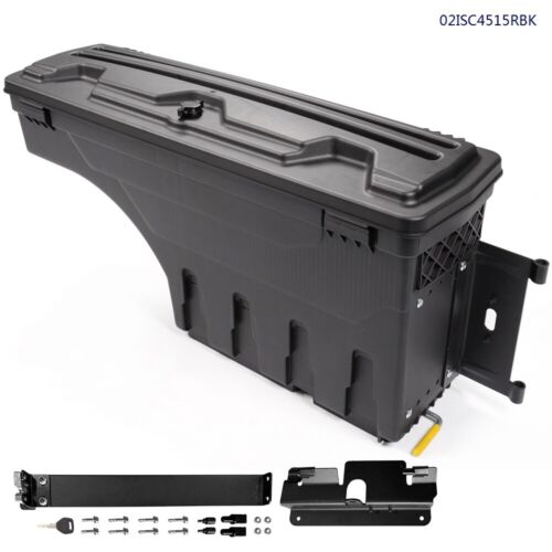 Truck Bed Storage Box Toolbox Right Fit For Chevy Silverado GMC Sierra 2007-2018 Upgraded Version
