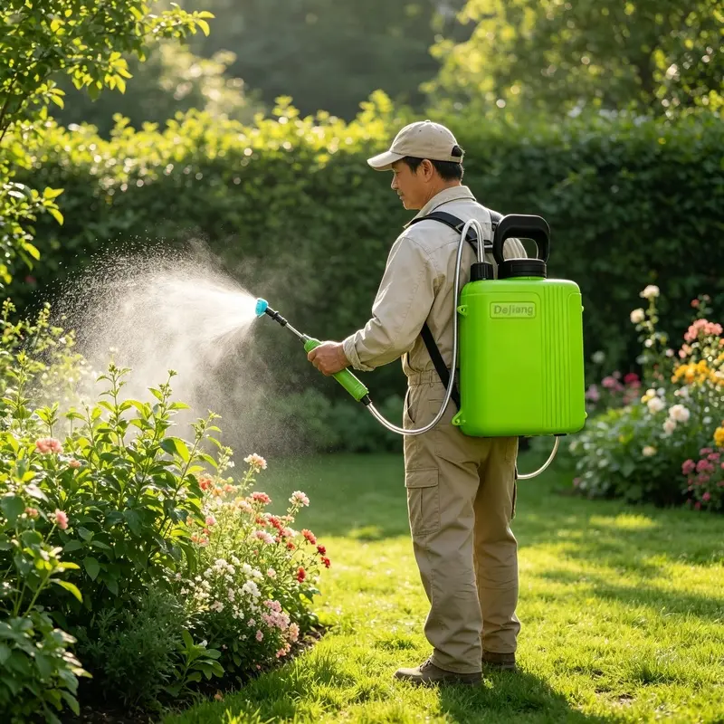 6L Electric Backpack Garden Sprayer with 3 Nozzles, Adjustable Shoulder Straps, Ideal for Lawns, Weed Control