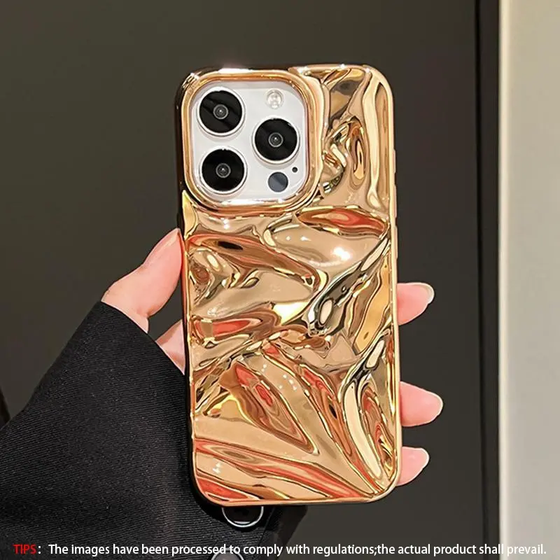 Shiny Electroplated Phone Case, Anti-drop Shockproof Phone Protective Cover, Phone Accessory Compatible with iPhone 14 Pro Max 13 12 11, Casing