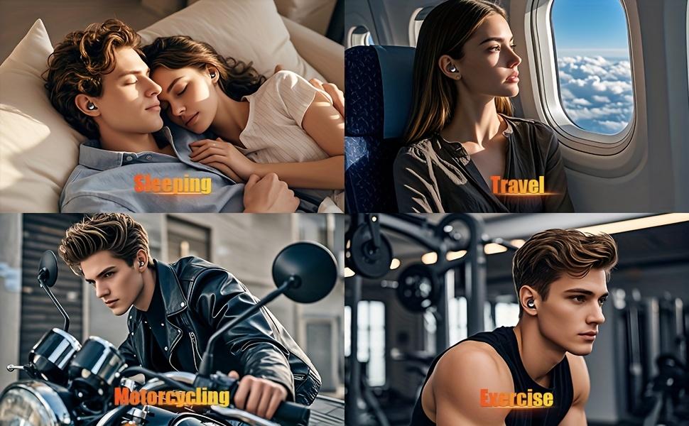 Sleep Earplugs Made Of Soft Silicone,Reusable And Suitable For Sensitive Hearing. Ideal For Work, Travel, And Concerts, With Ear Tips Designed For Sleep,AGC Noise Reduction Technology, -56dB Deep Noise Reduction,Perfect Gift,Party Gift,Hearing Protection