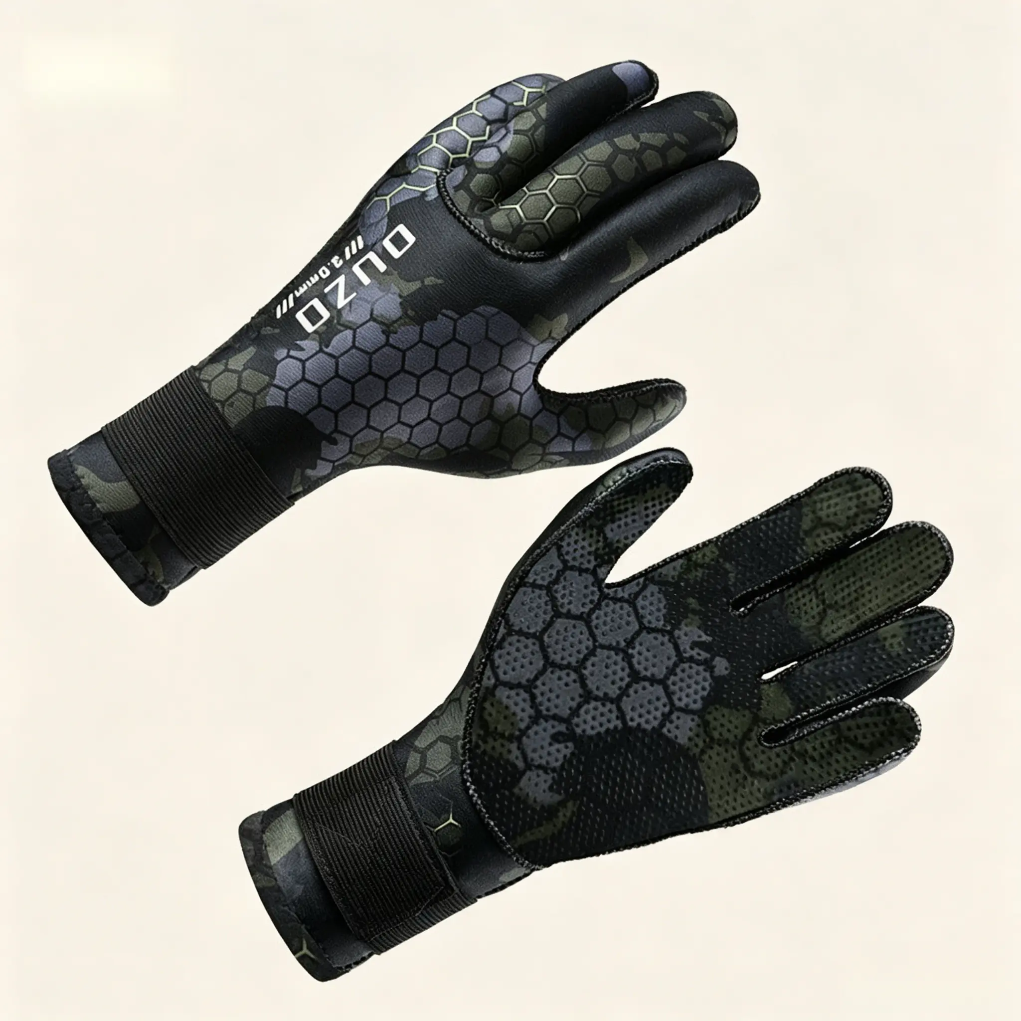 3mm Cold-Resistant, Warm, And Wear-Resistant Diving Gloves Non-Slip Fishing And Fish-Grabbing Winter Swimming Gloves Neoprene Snorkeling Gloves