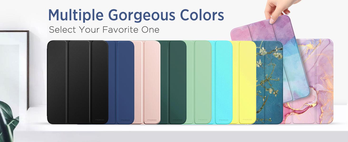 iPad (A16) 11th Generation Case 11 Inch 2025, iPad 10th Generation Case 10.9 Inch 2022, Slim Stand Hard PC Translucent Back Shell Smart Cover, Support Touch ID, Auto Wake/Sleep, Navy Blue