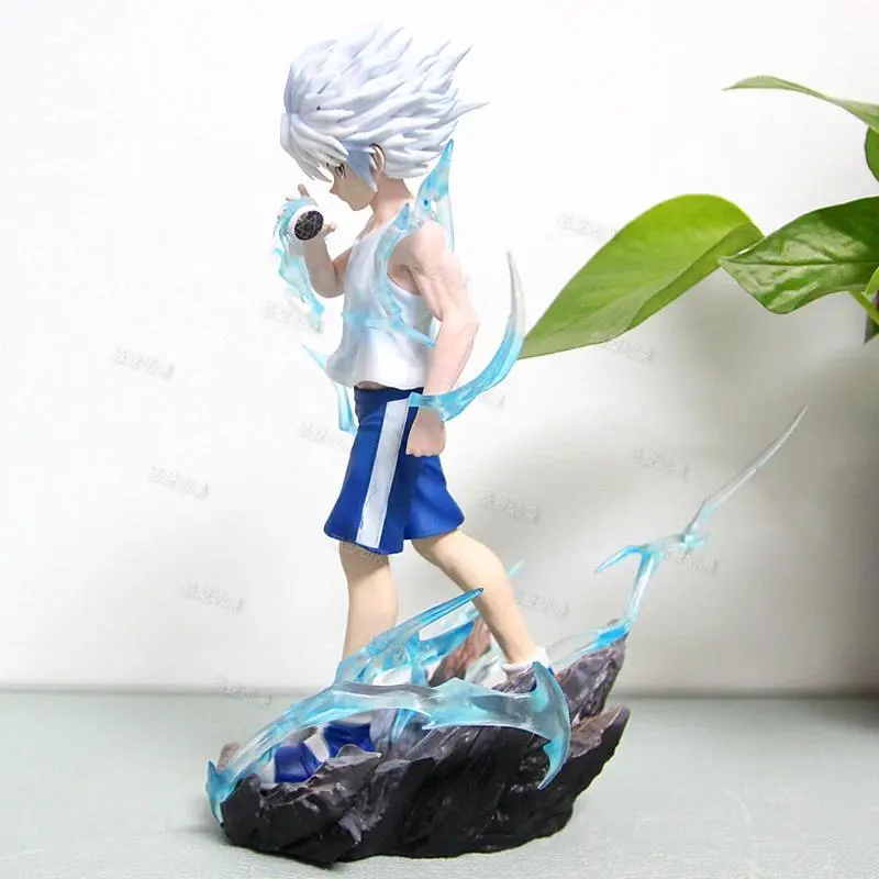 Hunter × Hunter Killua Zoldyck Action Figure Anime PVC Model Statue Collectible Ornament Gifts for Fans