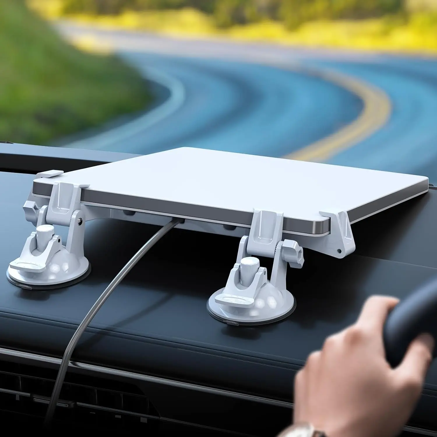 for Starlink Mini  Mount for Dashboard, for Starlink Mini Suction Cup Mount for Dashboard & windshield, Secure Mounting Kit for   and Ensures  Driving and  Signal