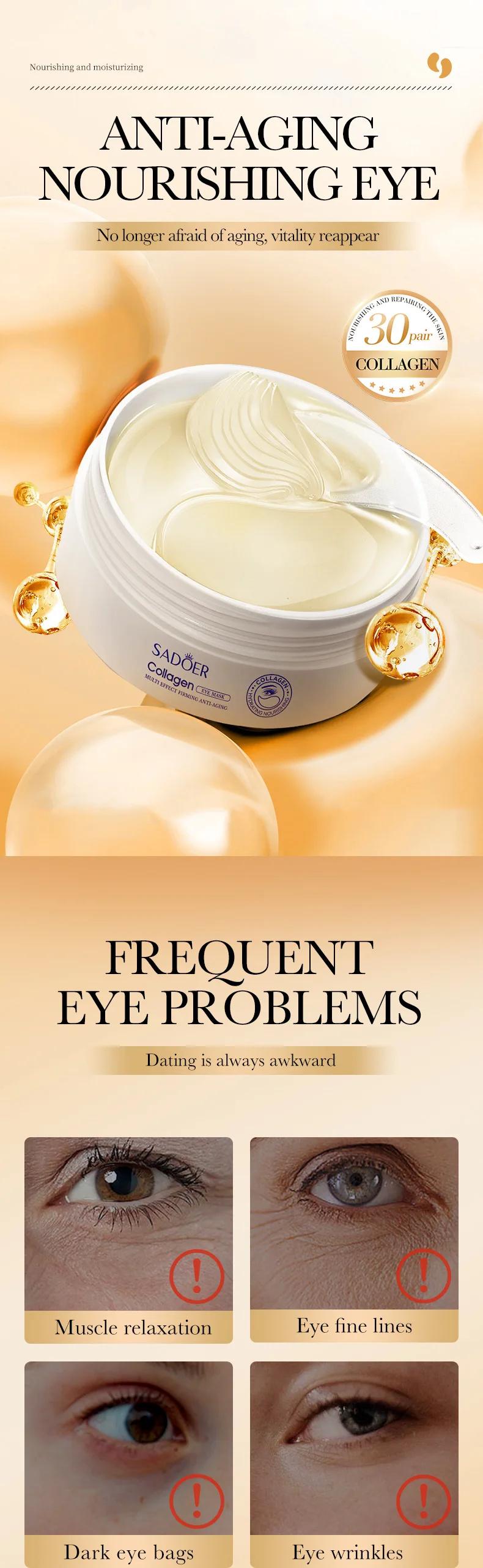Hydrating Collagen Eye Mask - Firming & Smoothing Treatment for Refreshed Eyes