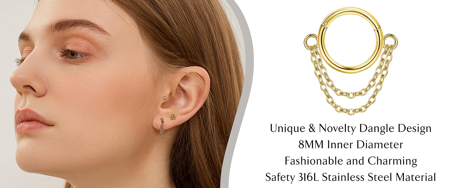 FASACCO 25 Count 16G Cartilage Piercing Jewelry Surgical Steel Helix Piercing Jewelry Forward Helix Earrings Conch Hoop Cartilage Earring Stud