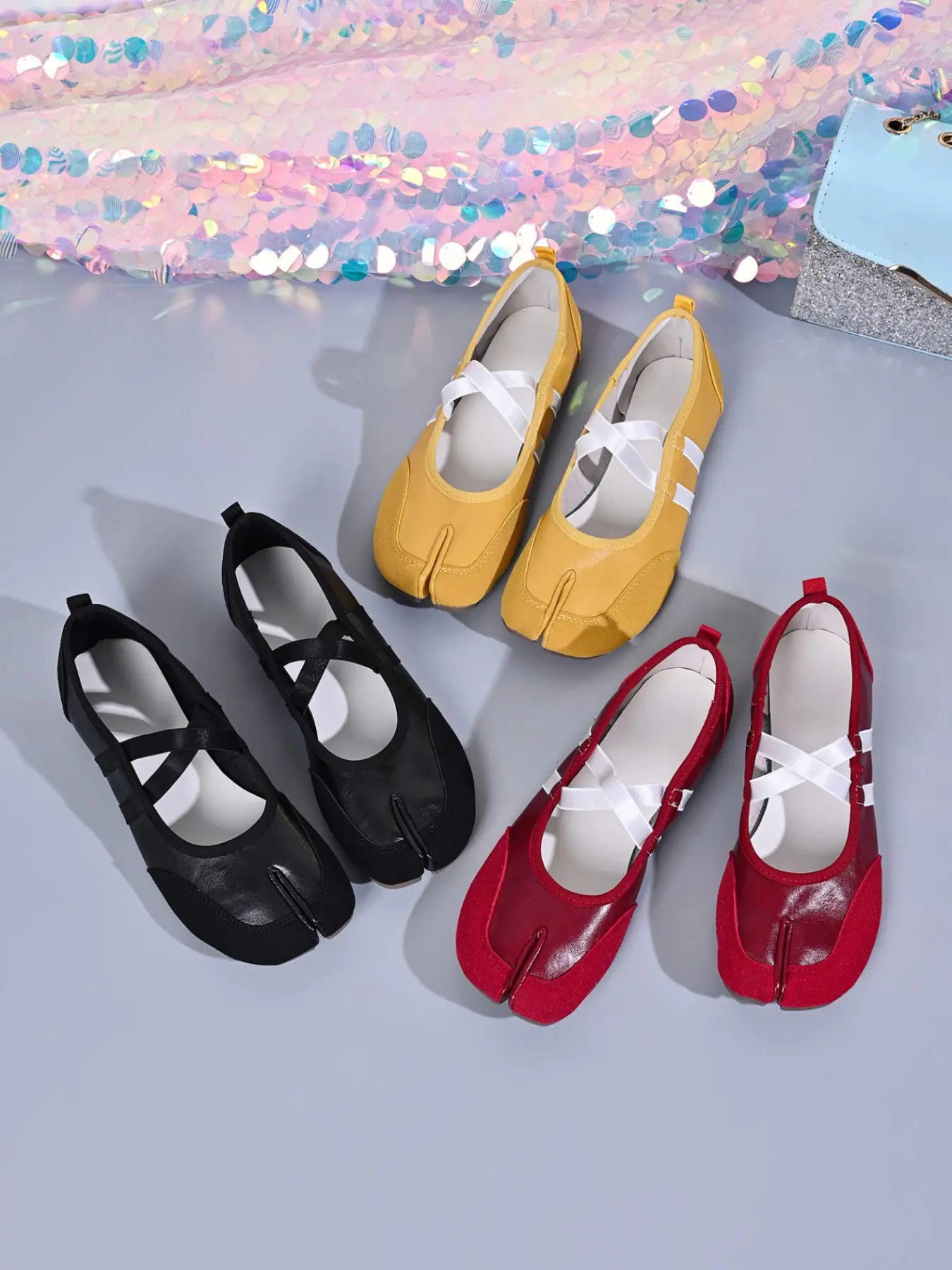 Women's Mary Jane Ballet Shoes, Fashion Retro Cross Strap Soft Sole, Comfortable Anti-Slip Casual Shoes, All Seasons, Daily Wear