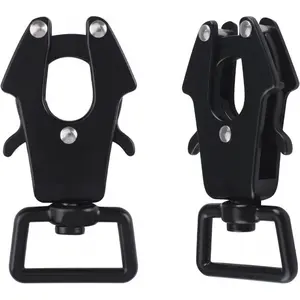 2Pcs Frog Pet Leash Buckle, Heavy Duty Quick Release Dog Chain Buckle Dog 360 Degree Swivel Clip for Linking Pet Collar