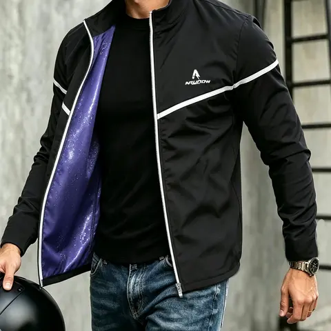 Men's Sauna Sweat Jacket, Zipper Long Sleeve Workout Top, workout jackets, Fitted Casual Fitness Trainer for Gym Training, All Seasons(Order One Size Up)
