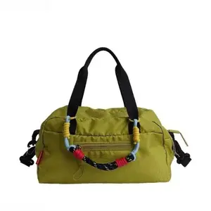 Unisex High-Capacity Nylon Messenger Bag - Lightweight Crossbody with Adjustable Strap, Minimalist Dynamic Style Business Casual Daily Travel Handbag