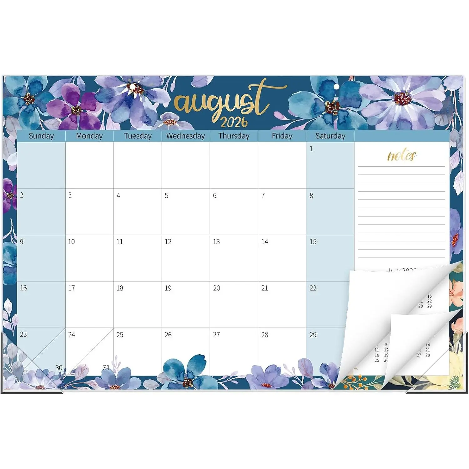 Desk Calendar 2026-2027, 19 Month Jun 2026-Dec 2027, 17" X 11.5" | Academic Wall Calendar With To-Do List, Notes Section For School Year Office  Teacher Planning