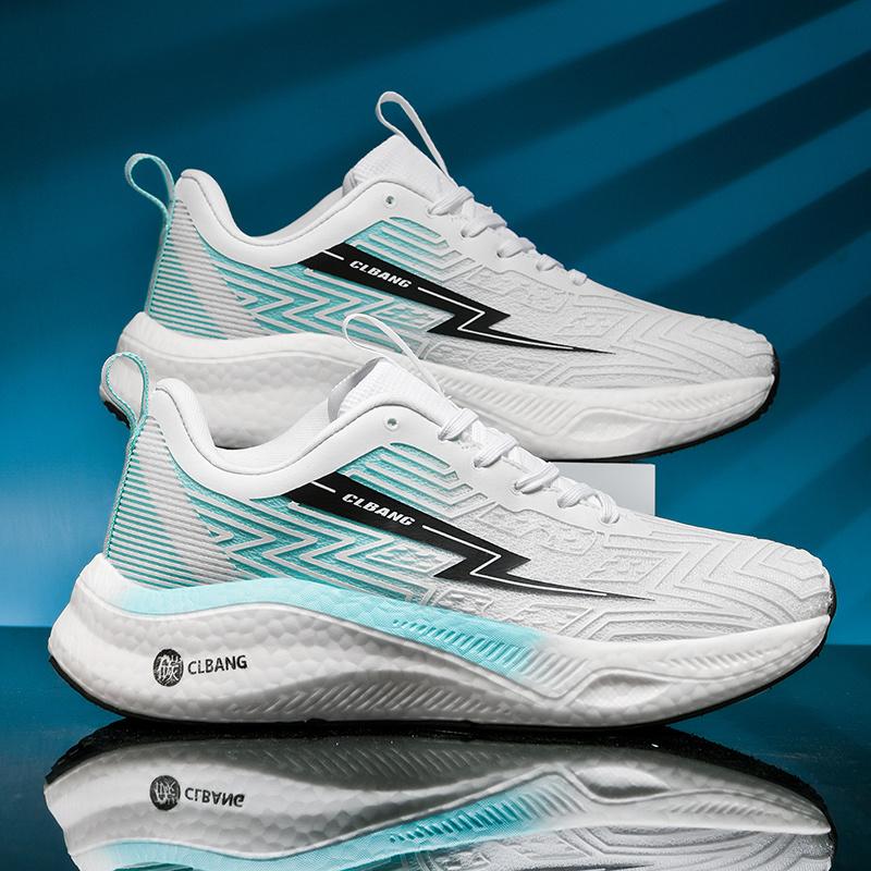 UYCEKK Men'S Breathable Mesh Basketball Shoes - Neon Colorway, Shock-Absorbing Cushioning, Non-Slip Rubber Sole for Indoor/Outdoor Training & Running, Low-Top Lace-Up Design with Fabric Lining, Basketball Gear, Athletic Footwear, Modern Sneakers, Durable