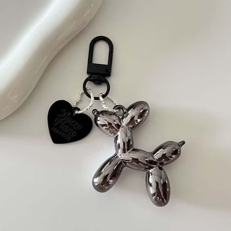Jelly Cute Jelly Balloon Dog Keychain Pendant Cartoon Dog Chain Keychain - Lovely accessory jewelry gift for unisex keys