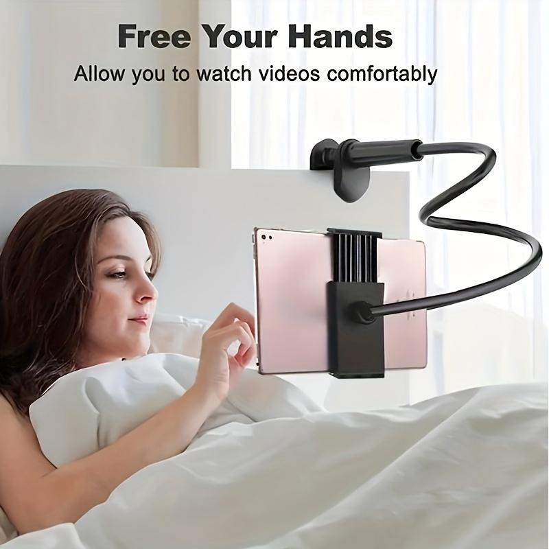 Adjustable Phone Stand, 360°Rotatable Phone Holder Clip, Flexible Desktop Lazy Bracket, Adjustable Cellphone Holder For Phone Tablet, Smartphone Stand