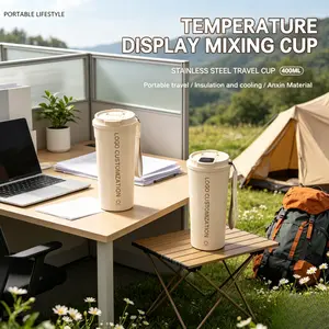 Modern USB Rechargeable Automatic Stirring Mug - Electric Beverage & Drink Mixer, Portable Travel Self-Stirring Cup for Coffee Enthusiasts, Home & Office Camp Kitchen Gifts (Sports & Outdoor Camping & Hiking Essential)